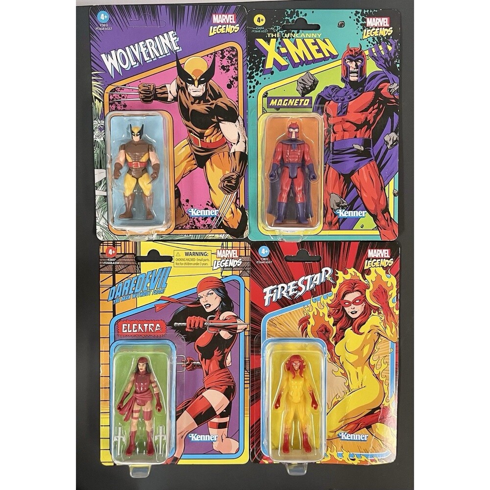 Marvel Legends Retro Lot 8 Kenner X-men, Avengers BRAND NEW Sealed